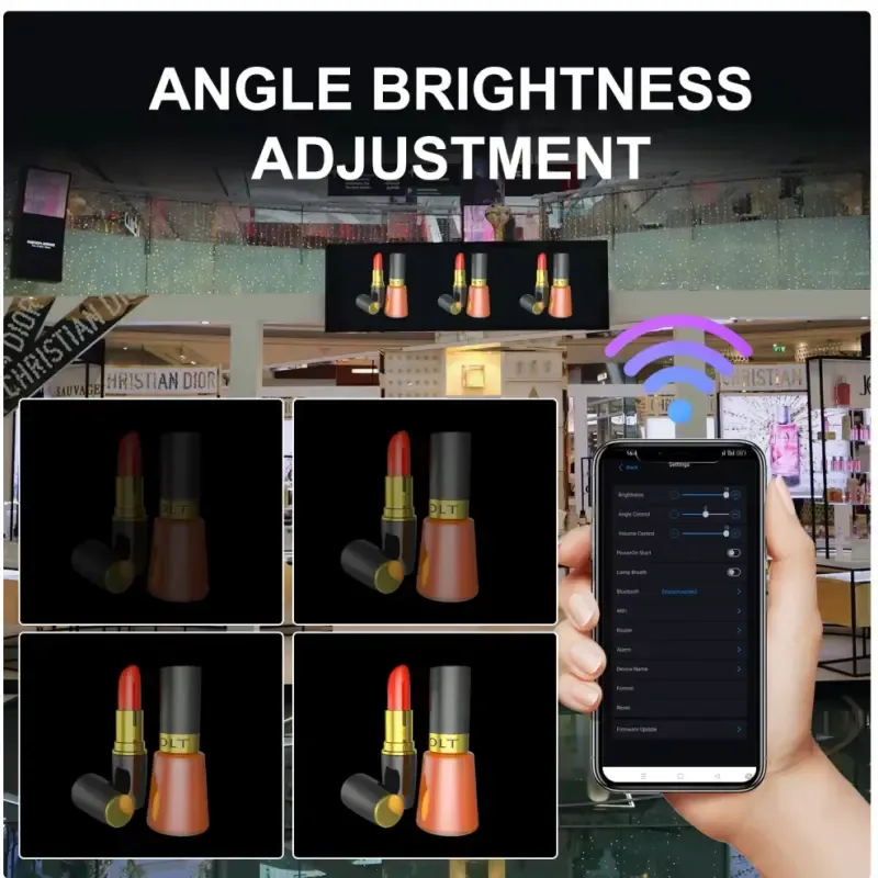 Naked-eye 3D Hologram Fan