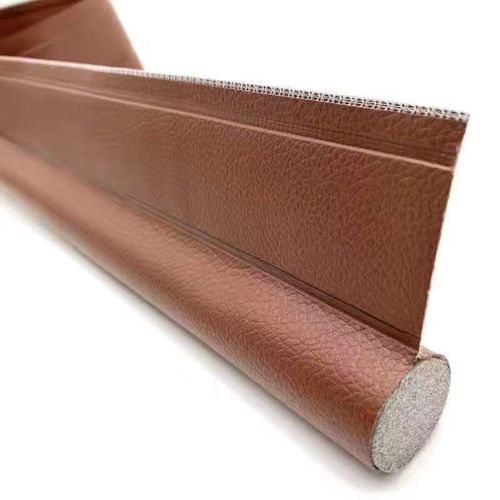 Self-adhesive brush strip for soundproof door gaps