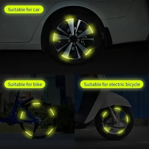 Wheel Hub Reflective Stickers