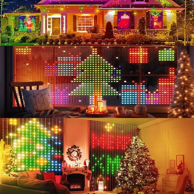 Smart Programmable RGB Curtain Lights