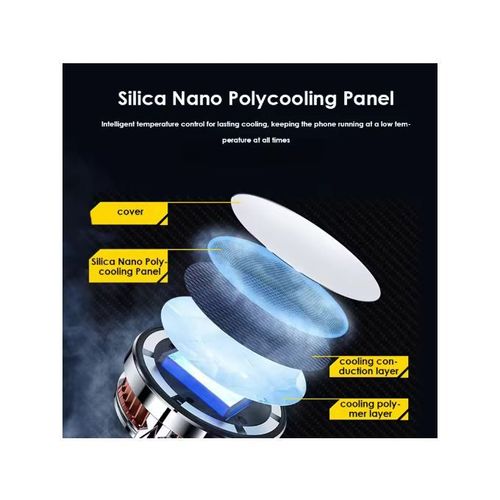 Magnetic RGB Mobile Phone Radiator for Gaming Fast Charging AI Ice Cooling 24℃ Temp Drop Wireless Charging