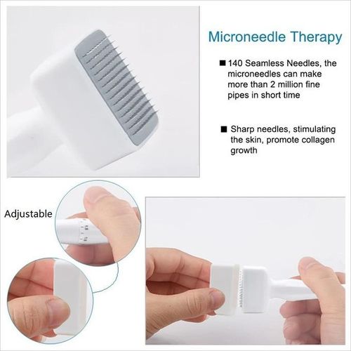 MRS Microneedle Roller for Skin Hair Care Promote Hair Growth Essence Absorption 0.3mm Derma Stamp Tool