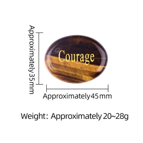 High Quality Gemstone Worry Stone Positive Words for Treatment Decompression Stone Gift for Family Friends New Crafted Product