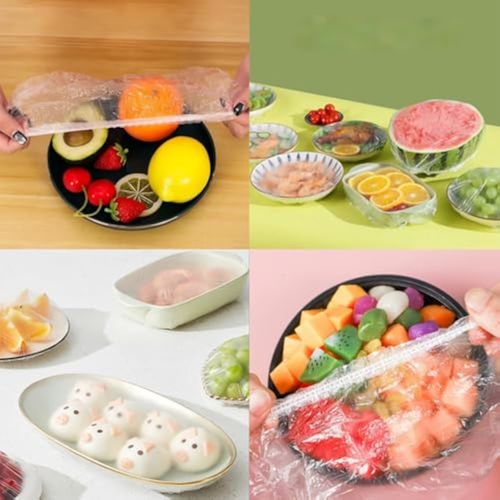 Small Store Bulk Supply：Colorful Elastic Disposable PE Food Covers - Refrigerator Leftover Preservation Bowl Covers