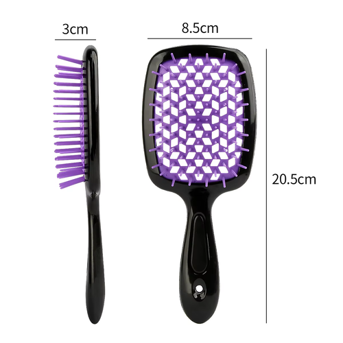 Hairdressing Massage Blowing Quick Drying Comb Honeycomb Mesh Non Knotting Comb Straight Hair Styling Hollow Comb