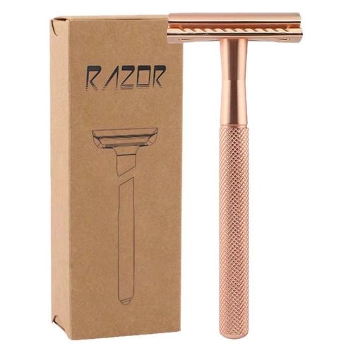 Metal Double Edge Safety Razor - Eco-Friendly Metal Handle Facial Eyebrow Hair Removal Trimmer | Men   Women Shaving Products Wholesale Supplier