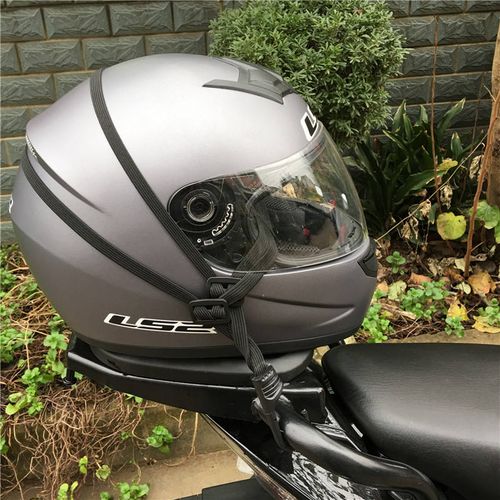 60CM And 90CM Black Motorcycle Helmet Straps Hooks Luggage Retractable Elastic Rope Fixed Helmet Net Motorbike Accessories
