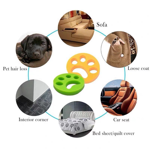 Laundry Lint Remover Washing Silicone Fuzz Shaver Reusable Eco-friendly Non-toxic Safe Pet Hair Dryer Ball Lint Remover for Laundry