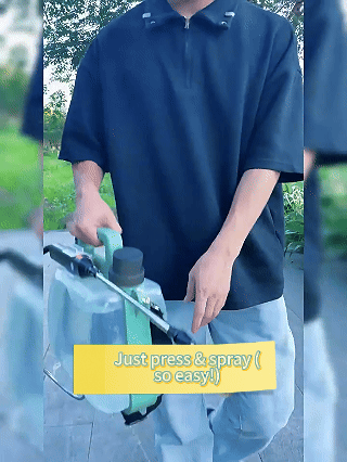 Battery Powered Sprayer Electric Garden Sprayer With 3 Mist Nozzles Foldable Bottle