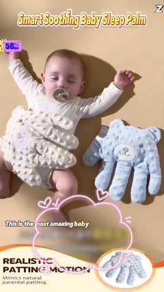 Electric Rabbit Baby Soother: Micro-Pressure Palm, Remote Control, Red Bean Core for Comfort