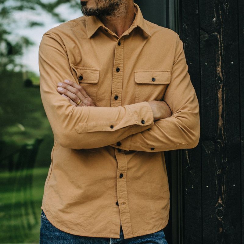 Vwsao Yosemite Shirt in Tan