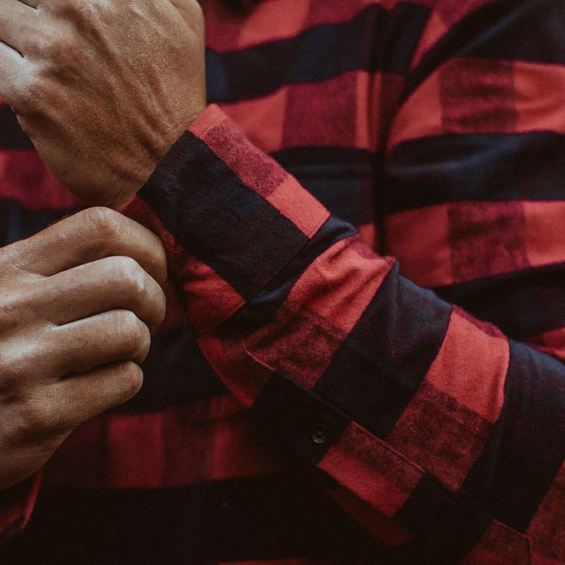 Vwsao Yosemite Shirt in Red Buffalo Plaid