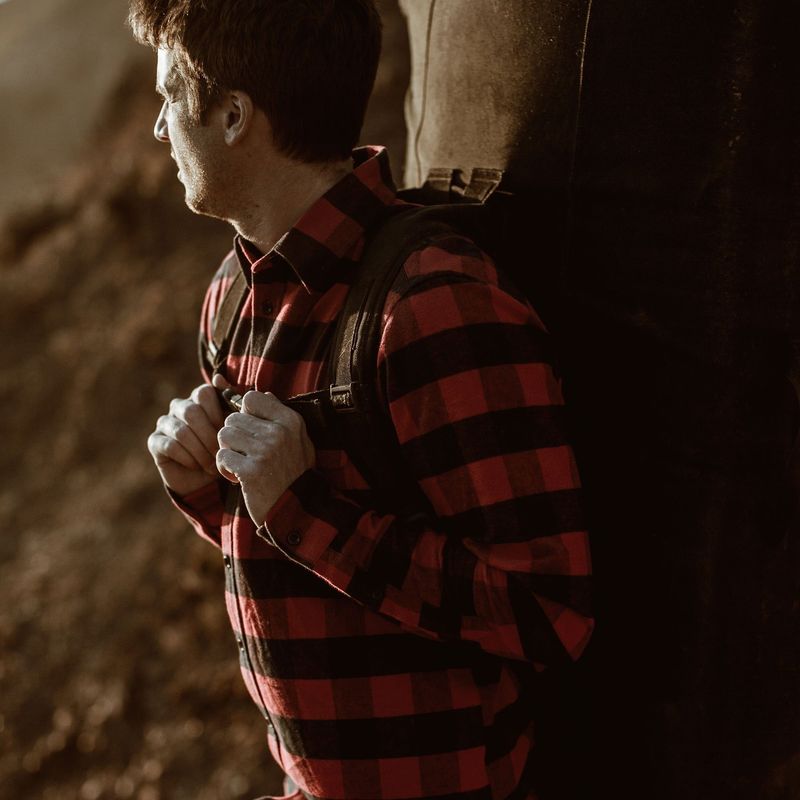 Vwsao Yosemite Shirt in Red Buffalo Plaid