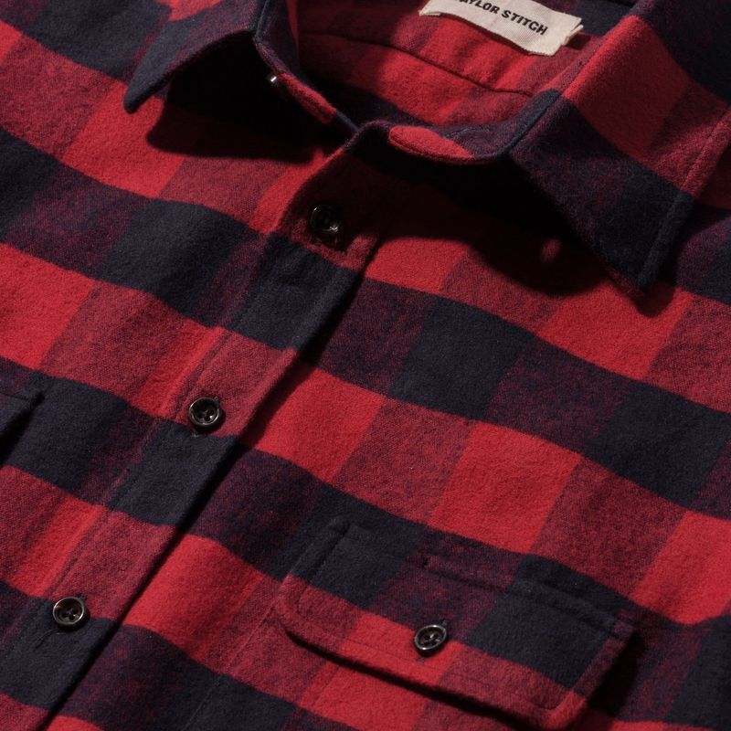 Vwsao Yosemite Shirt in Red Buffalo Plaid