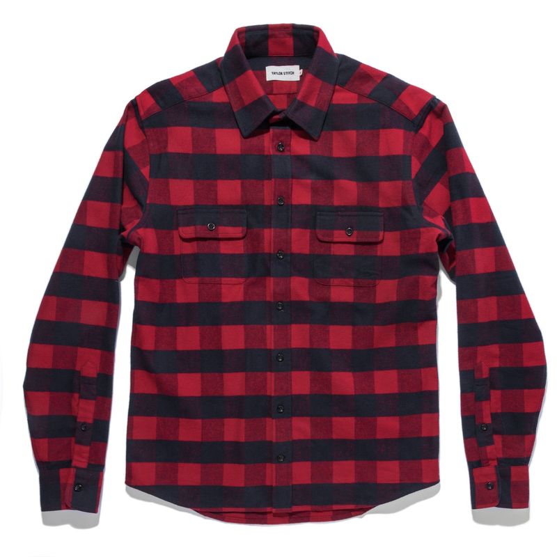 Vwsao Yosemite Shirt in Red Buffalo Plaid