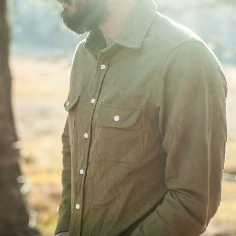 Vwsao Yosemite Shirt in Olive Drab