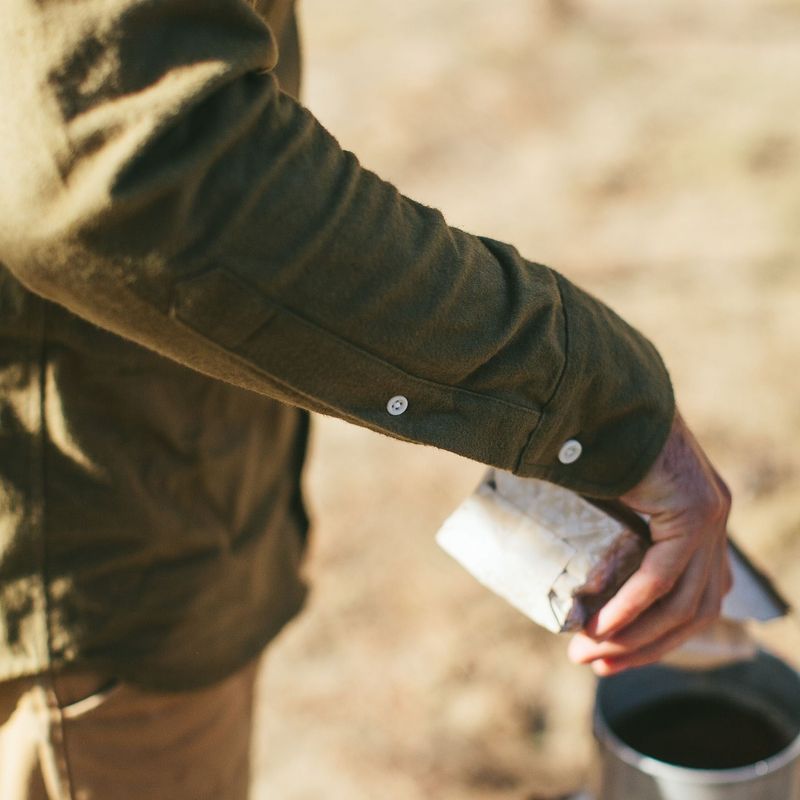 Vwsao Yosemite Shirt in Olive Drab