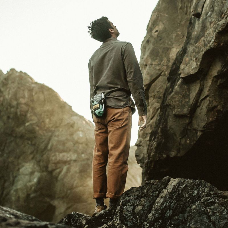 Vwsao Yosemite Shirt in Heather Charcoal