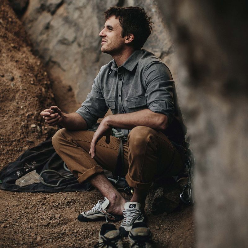 Vwsao Yosemite Shirt in Heather Charcoal