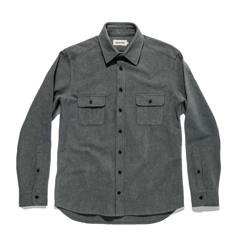 Vwsao Yosemite Shirt in Heather Charcoal