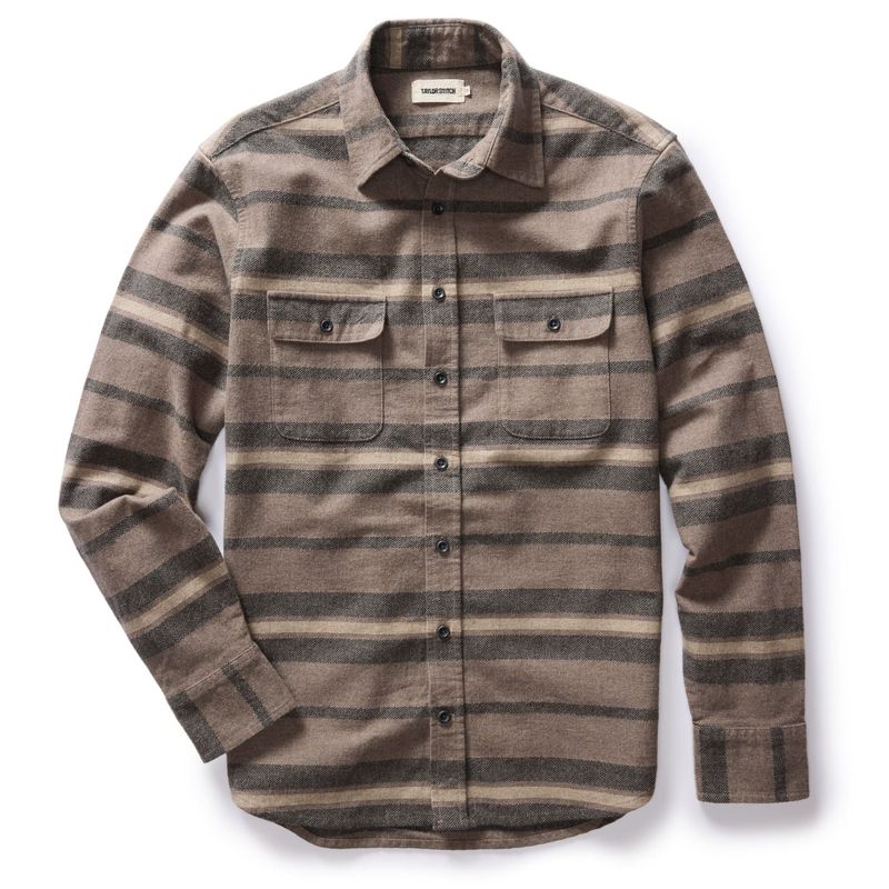 Vwsao Yosemite Shirt in Graystone Heather Stripe