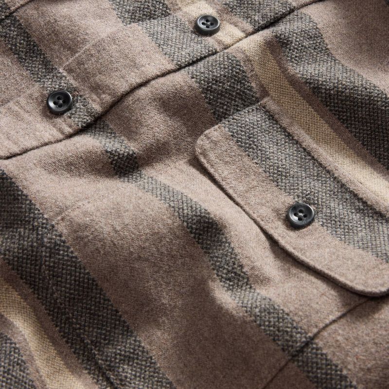 Vwsao Yosemite Shirt in Graystone Heather Stripe