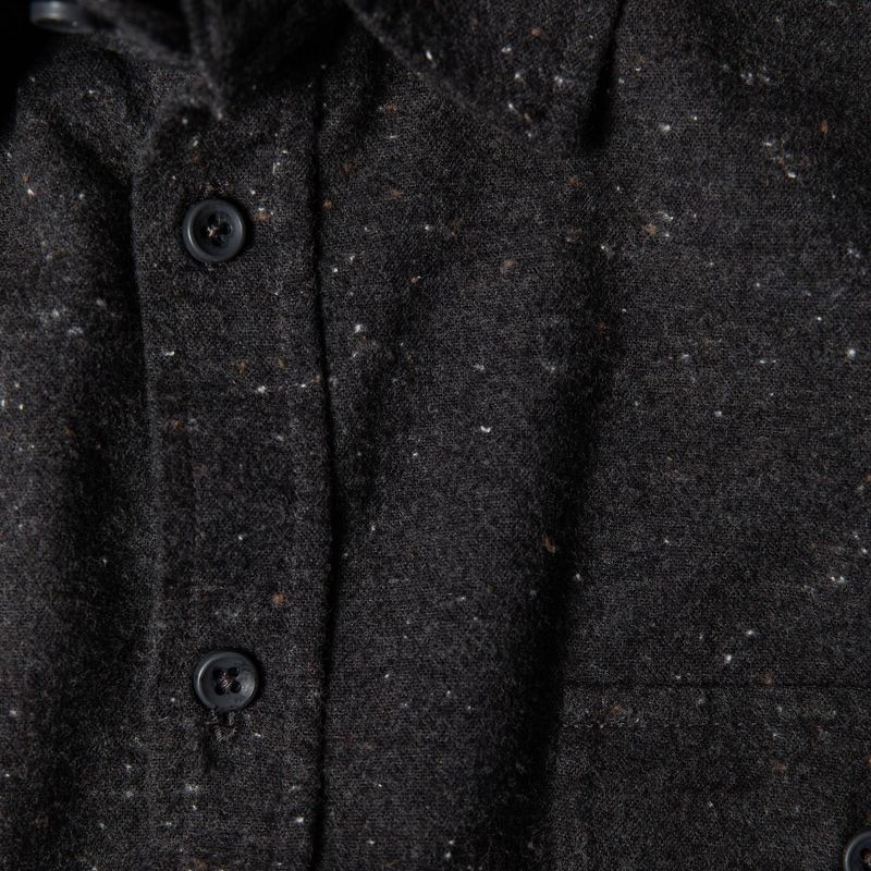 Vwsao Yosemite Shirt in Charcoal Donegal