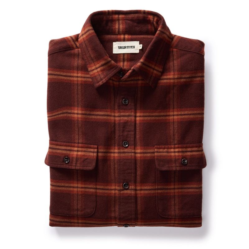 Vwsao Yosemite Shirt in Burnt Toffee Plaid