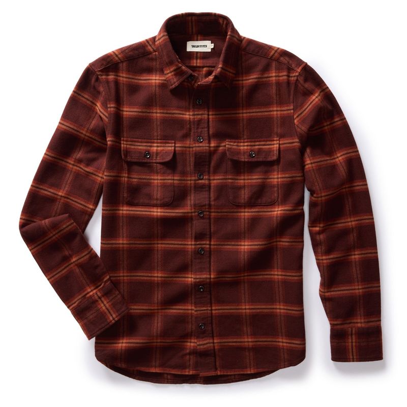 Vwsao Yosemite Shirt in Burnt Toffee Plaid