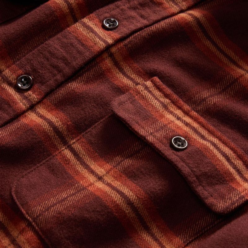 Vwsao Yosemite Shirt in Burnt Toffee Plaid