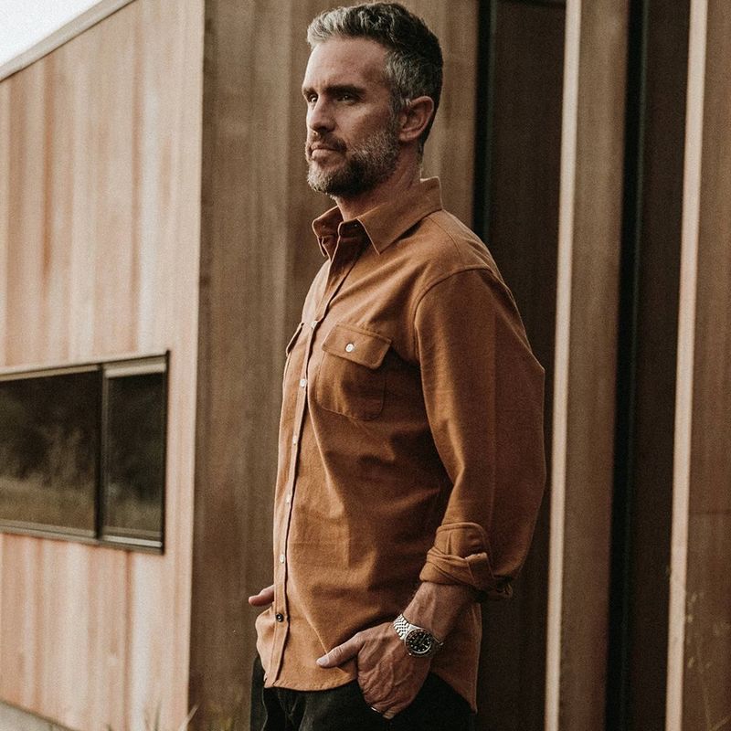 Vwsao Yosemite Shirt in British Khaki