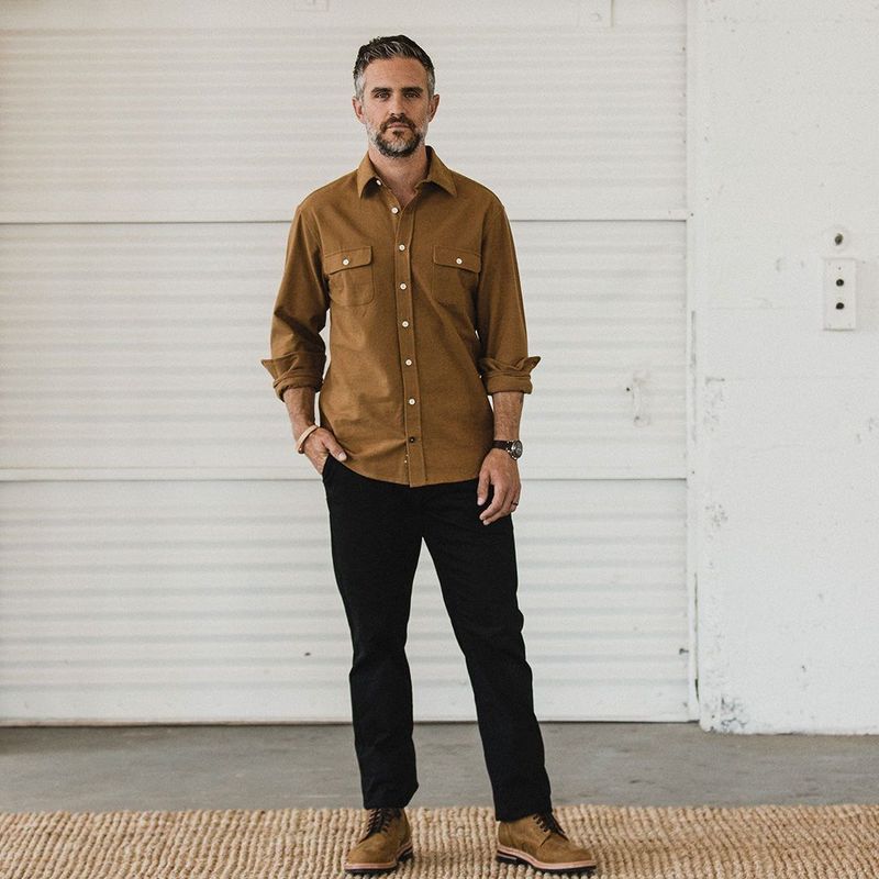 Vwsao Yosemite Shirt in British Khaki