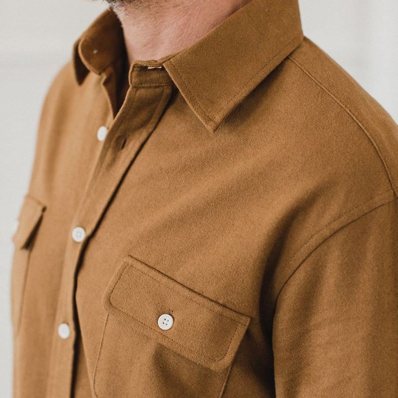 Vwsao Yosemite Shirt in British Khaki