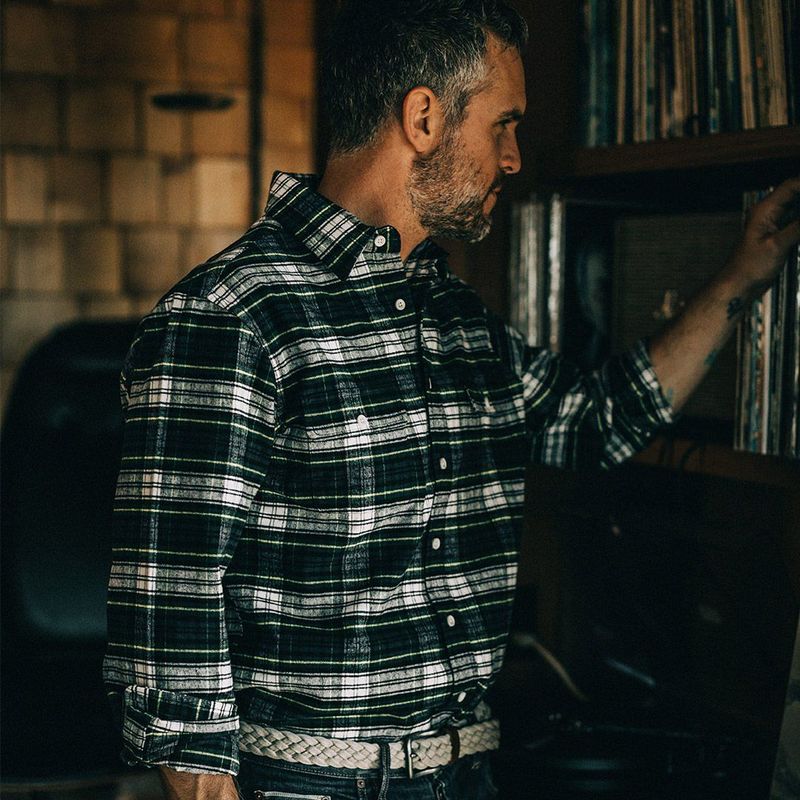 Vwsao Yosemite Shirt in Blue Tartan