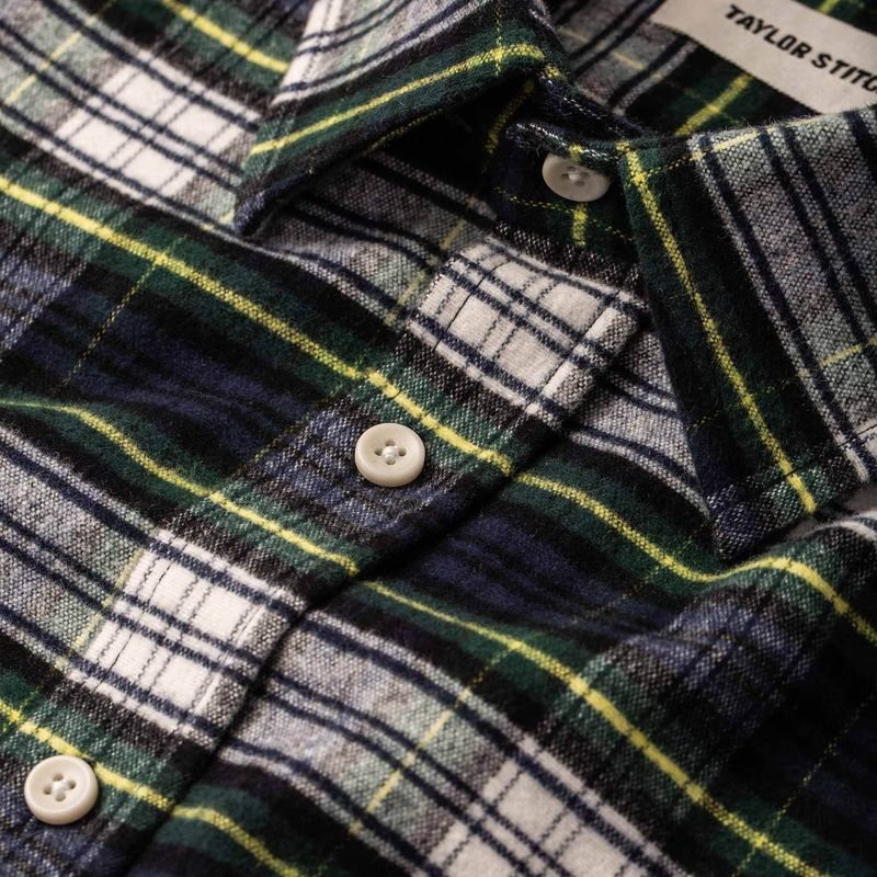 Vwsao Yosemite Shirt in Blue Tartan
