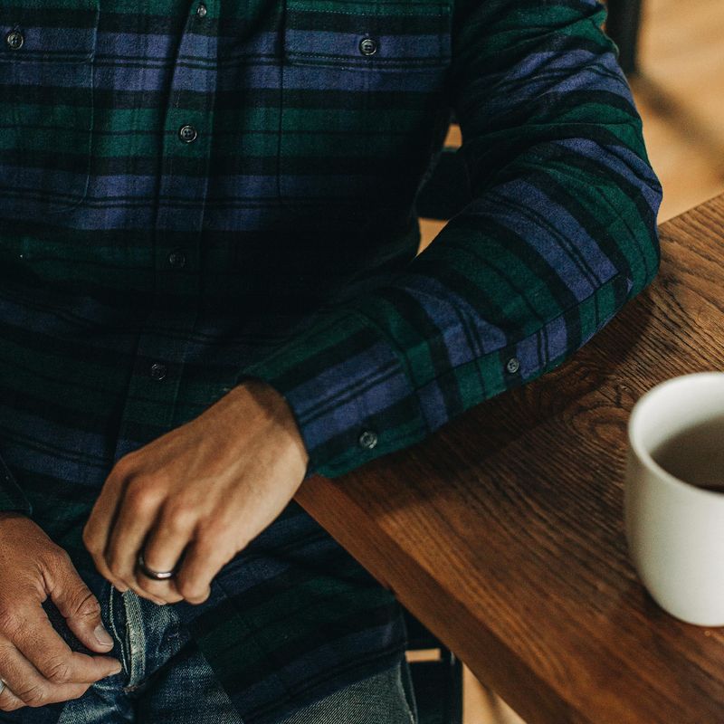 Vwsao Yosemite Shirt in Blackwatch Plaid