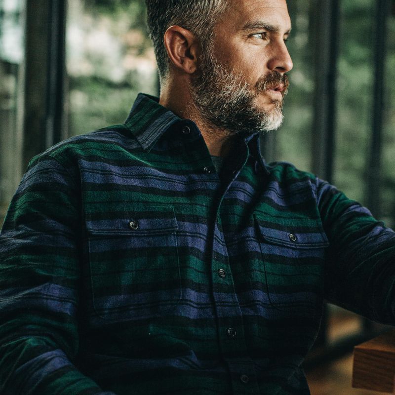 Vwsao Yosemite Shirt in Blackwatch Plaid