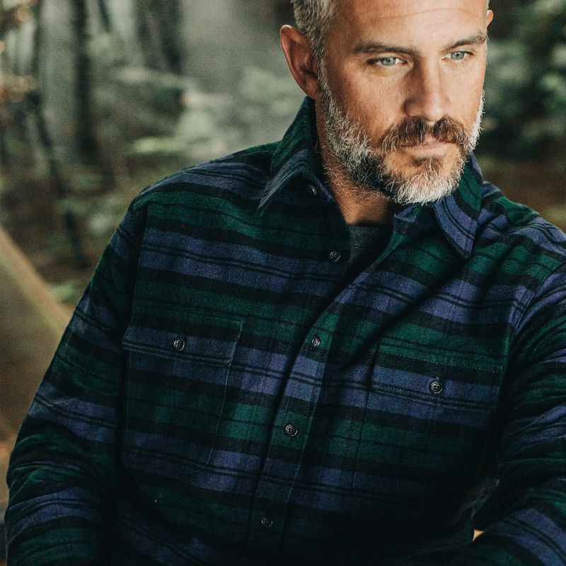 Vwsao Yosemite Shirt in Blackwatch Plaid