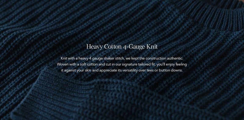 Vwsao Whaler Sweater in Navy