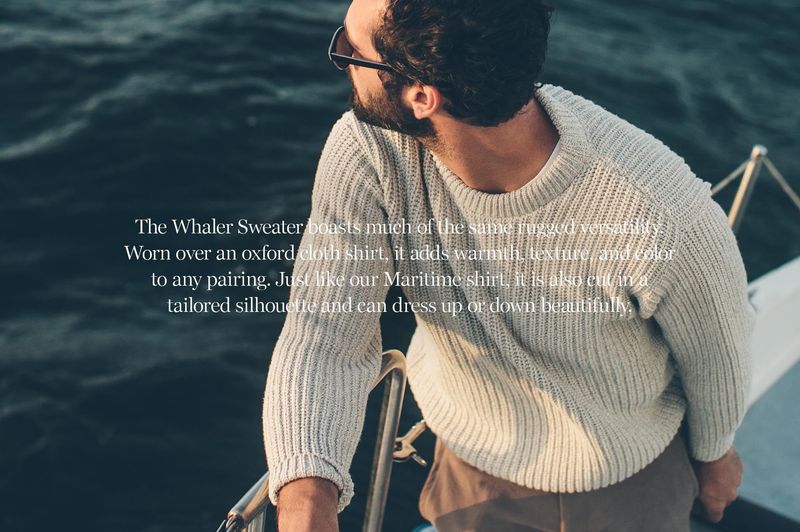 Vwsao Whaler Sweater in Ash