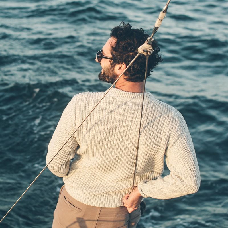 Vwsao Whaler Sweater in Ash