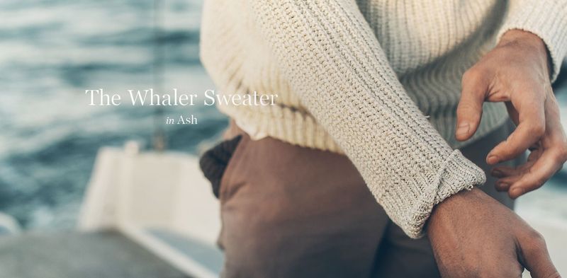 Vwsao Whaler Sweater in Ash