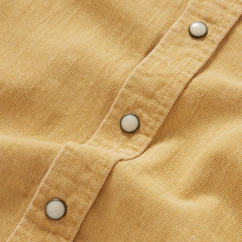 Vwsao Western Shirt in Wheat Selvage Denim