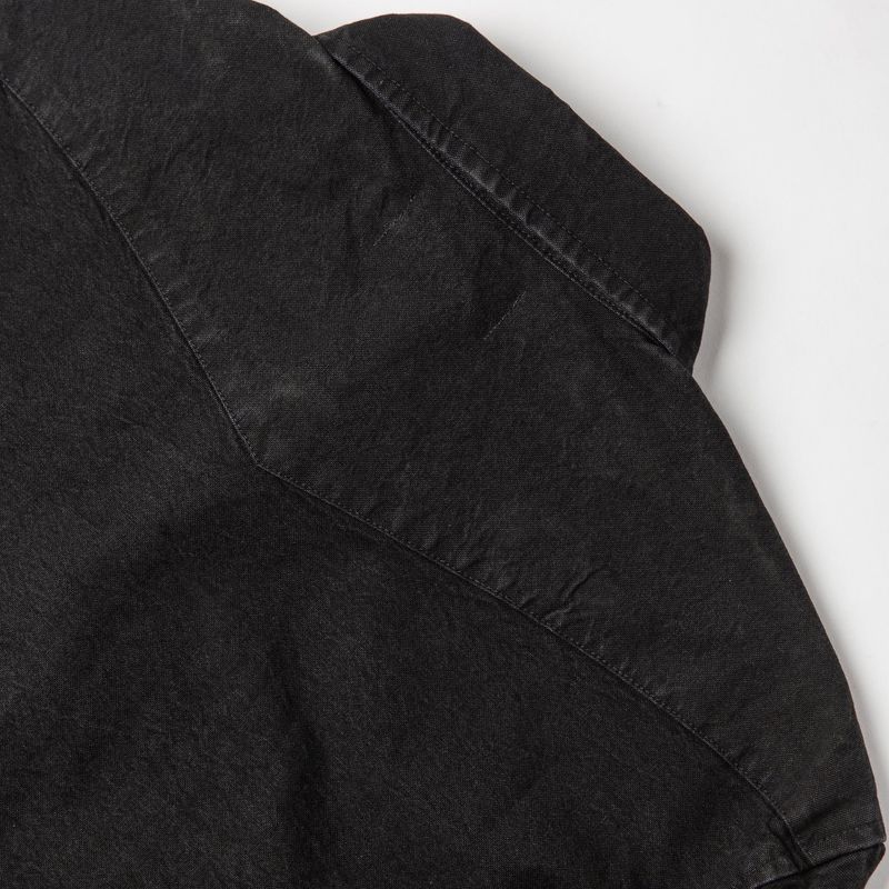 Vwsao Western Shirt in Washed Black Selvage Chambray