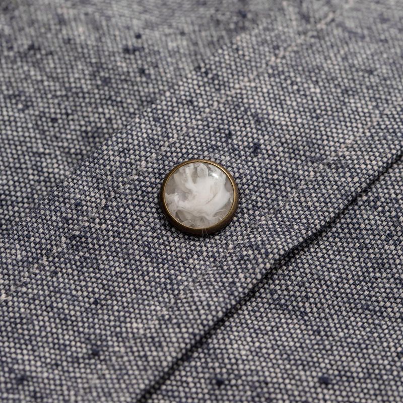 Vwsao Western Shirt in Upcycled Chambray