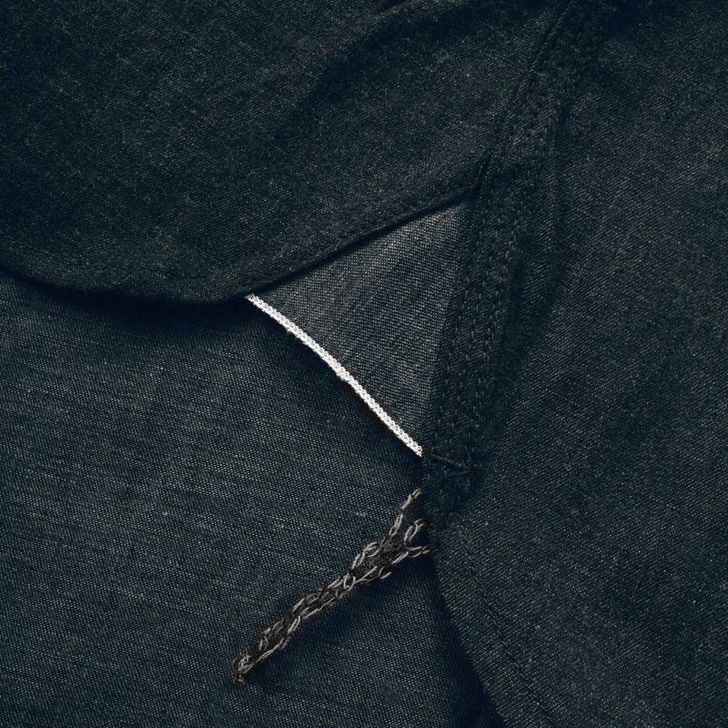 Vwsao Utility Shirt in Yoshiwa Black Selvage