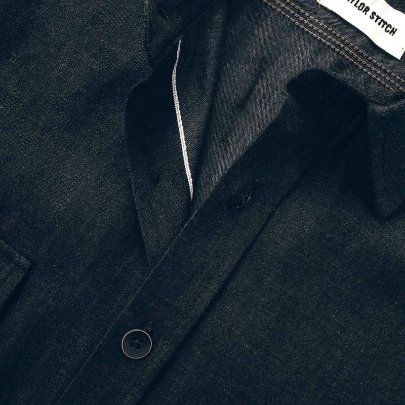 Vwsao Utility Shirt in Yoshiwa Black Selvage