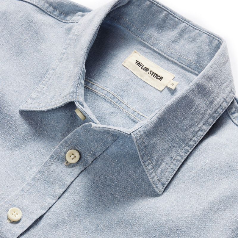 Vwsao Utility Shirt in Washed Indigo Boss Duck
