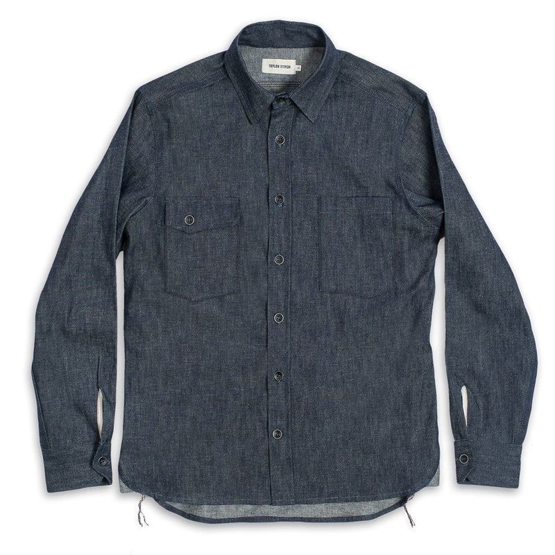 Vwsao Utility Shirt in Swift Mills Denim