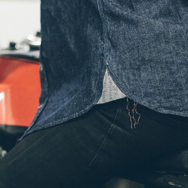 Vwsao Utility Shirt in Swift Mills Denim